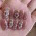 Handmade Armor Wearing High Grade Explosive Flash Illusion Ice Flower False Nail Patch Finished Detachable Nail Beauty (Size : A Color : L) - Buy Online on GoSupps.com