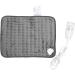 Electric Blanket | Temperature Adjustable Heating Pad - 6 Gears Dark Gray Timer & Auto Shut-Off (EU) | International Shipping - Buy Online on GoSupps.com