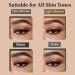 Microblading Eyebrow Pen - 2-in-1 Dual-Ended Brow Pencil for Natural-Looking Brows | Waterproof & Long-Lasting Grey Eyebrow Makeup - Buy Online on GoSupps.com