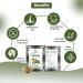 Herbal Magic Organic Henna Powder(500g)+ Organic Indigo Powder (500g) for Hair Dye USDA Chemical Free Hair Coloring Natural Hair Mask Combo Pack Premium Quality 100 g (Pack of 10) - Buy Online on GoSupps.com