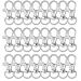 Metal Swivel Clasps Lanyard Snap Hook - 120pcs Lobster Claw Clasp for Keychain Crafts (Silver)
