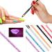 6pcs Nail Art Brush & Dotting Pen Set - Double-Ended Spiral Crystal Tools for UV Nail Art | International Shipping - Buy Online on GoSupps.com