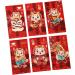 6X Chinese New Year Red Envelopes Red Packets Gift Packets Traditional Hong Bao Lucky Money for Spring Festival Graduation D Style D - Buy Online on GoSupps.com
