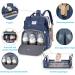 Multifunctional Dark Blue Baby Wrap Backpack - Large Capacity Diaper Bag with Changing Pad & Water-Repellent Design for Parents - Buy Online on GoSupps.com
