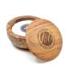 Kent SB6 Mens Shaving Soap Bowl in Dark Oak - Wooden Bowl Shaving Cream for Men 4.23 oz. Shave Soap Puck - Moisturizes and Hydrates Prevents Skin Irritation and Razor Burn. Barber Quality Shave Cream