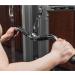 30 Inch Lat Bar Cable Machine Attachment for Gym Strength Training - Full Rotation & Rubber Handle for Muscle Building - Buy Online on GoSupps.com