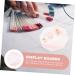 Ciieeo 4pcs Marbled Coasters & Nail Display Boards - Stylish Fruit Platter Tray Cake Stand & Nail Tools for Parties - International Shipping Available - Buy Online on GoSupps.com