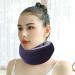 Fovolat Neck Brace - Soft Foam Wraps - Soft Foam Wraps Keep Vertebrae Stable Soft Neck Support Relieves Pressure in Spine Neck Support Brace for Travel Navy Blue - Buy Online on GoSupps.com