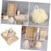 Ensemble Exfoliant Corps et Gommage des Pieds 6 Pi ces Manche en Bois et Corde de Jute Panier Rectangulaire 30x20x6 Cm Outil de Nettoyage Corporel Kit Bain Voyage pour Soin Spa - Buy Online on GoSupps.com