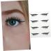 Beatifufu 4 pairs Waterproof Face Natural Supplies Decals Girls Eye Adhesive Temporary Strip Eyeliner Long 4x1.5cm Blue - Buy Online on GoSupps.com