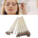 10 Piece Soft Cosmetic Brush Set - Skin Friendly Makeup Brushes for Accurate Color Rendering & Loose Powder Application - Buy Online on GoSupps.com