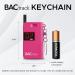 BACtrack Keychain Breathalyzer (Pink) + 20 Mouthpieces Bundle - Buy Online on GoSupps.com