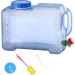 B Baosity 8L Portable Water Container with Spigot and Hole Lid - Ideal for Camping, Hiking, Cooking, and Bathing - Buy Online on GoSupps.com