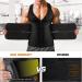 Cimkiz Men's Neoprene Sauna Vest Waist Trainer with Zipper, Black - Large - Buy Online on GoSupps.com