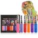 RoseFlower 6 Colours Hair Chalk Combs Washable Temporary Hair Colour Dye for Kids Boys Girls Women Colour Hair Sprays Pink/Purple/Blue/Orange Hair Color for Carnival Birthday Cosplay Halloween Xmas #1