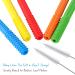 SLGOL Hollow Teether Tube 5 Pack - Silicone Teething Toys for Babies 3-12 Months - Buy Online on GoSupps.com