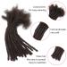 Real Hair Dreadlock Extensions - 20 Strands Handmade Crochet Locs (8 inch Dark Brown) - Buy Online on GoSupps.com