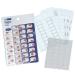 6 Pack Refill Set, Monthly Medication Cold Seal Blister Packs - Includes 6-1/2" Deep Blister Trays & 6 Cold-Seal Cards, Pill Blisters for Cold Seal Blister Pack System, Does Not Include Loading Tray