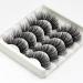 RN BEAUTY 5 Pairs 3D False Eyelashes Handmade Ultra Light Synthetic Fibers 3D Mink Hair Fake Eyelashes Reusable Soft Nature Fluffy Wispies Long Lashes With Volume Makeup Eye Lash Extension Set (3D-C)