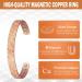 YINOX Copper Bracelet for Arthritis | 16.5cm Women's Health Bracelet with Magnet | International Shipping Available - Buy Online on GoSupps.com