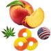 Hemp Gummies for Peace and Relaxation-High Potency Hemp Oil Gummys Peach-Fresh Full Flavor-Natural Hemp Edibles-for Back, Knees, Calm, Sleep, Discomfort-36 Large Rings-Made in USA - Buy Online on GoSupps.com