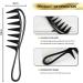 Wide Tooth Comb Wide Tooth Detangling Curl Comb for Curly Wet Wavy Hair Shark Teeth Shower Combs Hair Styling Tool for Men Women 2 Pcs - Buy Online on GoSupps.com