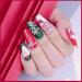 Christmas Soft Pottery Pieces Winter Festive Nail Jewelry DIY Handmade Material Nail Jewelry 12 plaid soft ceramic Christmas ornaments - Buy Online on GoSupps.com