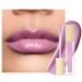 Oulac lip gloss shiny - liquid lipstick 3D gloss finish moisture lip gloss transparent glitter with rosendamascena flower extract lip care for dry lips 4.5ml day dream (10)