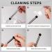 Lilystar 4 in 1 Portable Makeup Brush Set - Under Eye Concealer Liquid Foundation & Powder Blending Brushes for Travel - Buy Online on GoSupps.com