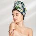 Quick-Dry Hair Towel Wrap | Button Turban for Speedy Hair Drying | Soft & Absorbent Head Towel - Buy Online on GoSupps.com
