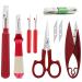 Kalolary 7 Pieces Sewing Seam Tool  Sewing Stitch Thread Remover Sewing Seam Ripper Kit for Sewing Crafting Removing Hems and Seams for Sewing/Crafting Removing Threads