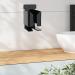 Amagogo Wall Bracket for Electric Razors - Multi-Purpose Acrylic Organizer with Dual Installations for Shower & Bathroom - Black - Buy Online on GoSupps.com