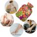 NAANLE Colorful Flower Hot Water Bottle with Cover - 2L for Back Pain Relief & Cold Therapy - Buy Online on GoSupps.com