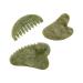 EcoTools Limited Edition Gua Sha Kit Scalp Body & Face Jade Stone Gua Shas Sculpt Depuff & Massage 3 Piece Gift Set Gua Sha Set 3CT