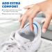 Soimiss Sneaker Heel Cushions - Self-Adhesive Shoe Inserts for Comfort | Friction Protection Pillows for Men & Women | 2 Pairs White - Buy Online on GoSupps.com