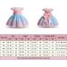 NNJXD Baby Girl Princess Tutu Dress 3-4 Years Pink&Blue - Birthday Party Gown 2025 - Buy Online on GoSupps.com