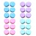 Tujao 12-part colored contact lens container for left and right eye outlet-safe packaging suitable for mini contact lens containers with screw cap