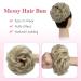 Buy Tess Hair Part with Rubber Band - 55g Synthetic Hair Tie for Women & Girls - Medium Blonde Mix - Large Bun Hair Extensions - Buy Online on GoSupps.com