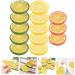 HOMSFOU 39 Pcs Imitation Lemon Slice Simulation Fruits Model Photography Fruits Slices Mini Lemon Model Lifelike Decorative Fruits Fake Lemon Slices Fruit Slices Gray Flakes Pvc Artificial Assorted Colorx3pcs 4X4X0.8CMx3pcs - Buy Online on GoSupps.com