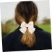 Beavorty 1 Set hair accessories Bands Scrunchies Soft Elastic bowknot scrunchies hair ties satin hair wrap Elastics Ponytail Holder Hair Bows Alligator Clips Hairpin girl curly Mesh - Buy Online on GoSupps.com