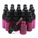 Unxuey 3ml Rose Red Glass Essential Oil Dropper Bottles with Clear Pipettes Dropper Rose Red Eye Drops Vials with Black Screw Cap Perfume Beauty Fragrance Cosmetic Bottles 20 Pack