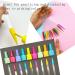 150Pcs Stiletto Nail Swatch Sticks - Clear Color Swatches with Ring for Nail Art Display - Buy Online on GoSupps.com