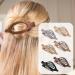 Flat Hair Claw French Design Alligator Hair Clip - Strong Hold Non Slip Barrettes Accessories Retro Duck Billed Hairpin for Thick Thin Hair Solid color - Buy Online on GoSupps.com