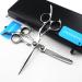 JIESENYU Professional Japan Hair Salon Cutting Thinning Scissors Hairdressing Shears Set with Bag (Cutting and Thinning Scissors)
