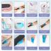 Lillyvale Acrylic Nail Kit Professional Powder Liquid Primer Tips Practice Tool Full Kit - Buy Online on GoSupps.com