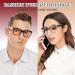 AQWANO Oversized Blue Light Blocking Reading Glasses for Women & Men - Fashion Square Design Anti Glare Fatigue Relief Available in Brown/Red 1.75 x - Buy Online on GoSupps.com