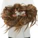 Tousled Hair Extensions Scrunchie - Brown Blonde Updo Ponytail Wig - Buy Online on GoSupps.com