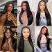 Lipai 26 Inch Brazilian Virgin Human Hair Lace Front Wig - Pre Plucked Natural Hairline, 180% Density, HD Transparent Lace Frontal, Glueless, for Black Women - Buy Online on GoSupps.com