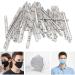 100PCS Aluminum Nose Bridge Strips for Mask DIY Crafts - Adhesive Back Metal Nose Wire Clips 90MM - Buy Online on GoSupps.com