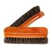 VESONNY Horsehair Shoe Brush 2Pcs Shoe Polish Brush Shoe Cleaning Brush Natural Bristles for Cleaning & Polishing Leather Suede Sneakers Shoes (Brown)